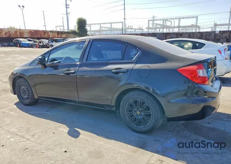 2012 Honda Civic Lx z USA, uszkodzony, nr VIN 19XFB2F53CE391059